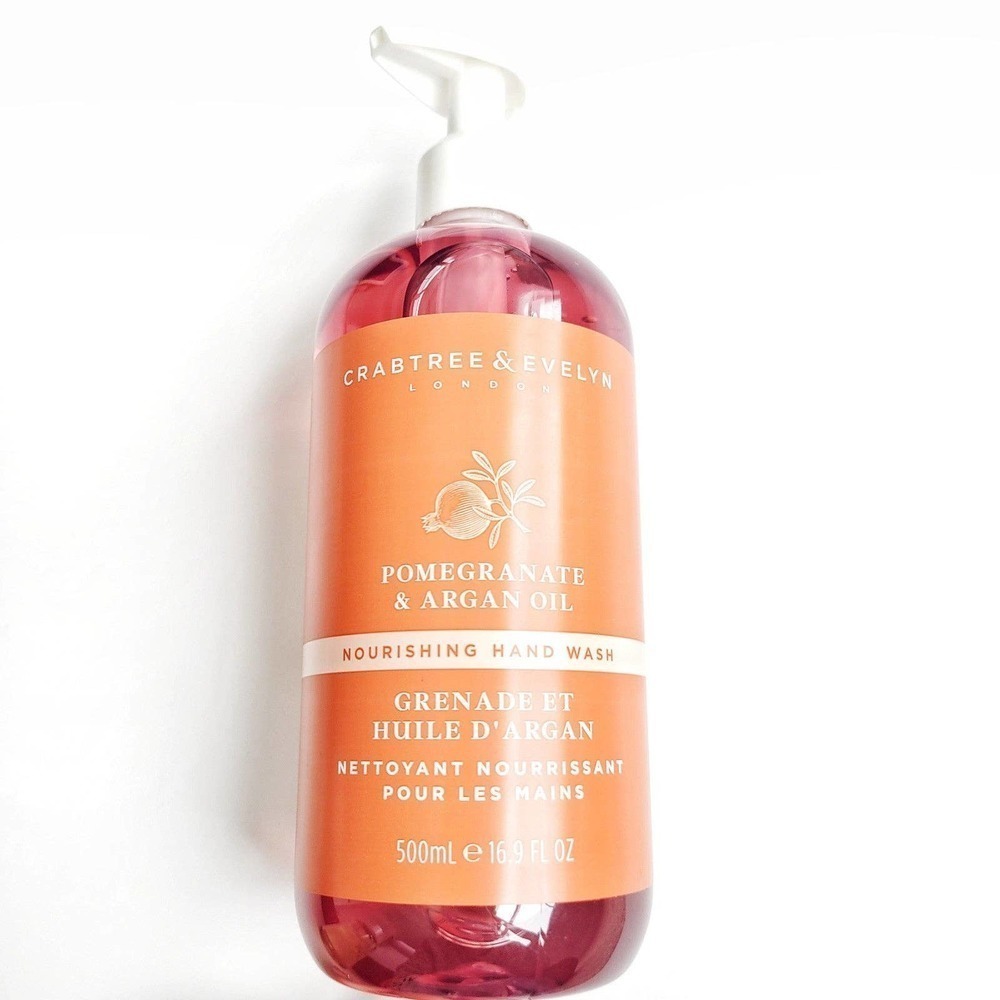 Crabtree & Evelyn Pomegranate + Argan Oil Hand Wash NEW